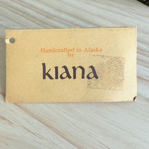 Vtg Alaskan Totem Pole Thunderbird Bird Pole by Kiana 1980's 8 3/4" Tall w/ Tags - Picture 4 of 16